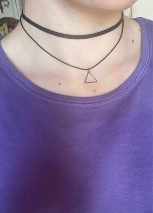 Chocker noir à deux rangées, condition: New without tags, €3.00, €3.85 includes Buyer Protection