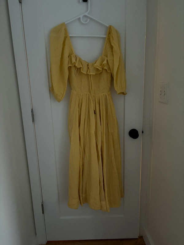 Free People yellow dress 1