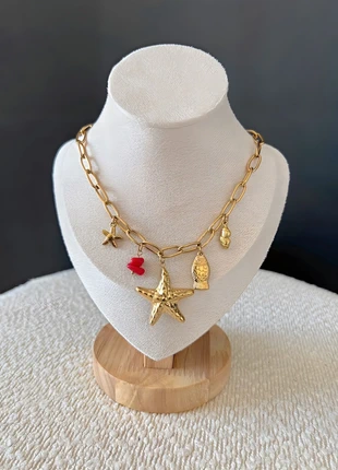 Collier étoile de mer en acier inoxydable, marca: Collier étoile de mer, estado: Nuevo con etiquetas, 21,00 €, 22,75 € Protección al comprador Pro incluida