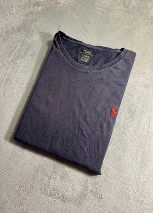 T-shirt Ralph Lauren col rond couleur bleu marine logo poney rouge – Taille L, marke: Ralph Lauren, zustand: Zufriedenstellend, größe: L, 5,00 €, 5,95 € beinhaltet Vinted-Käuferschutz Pro