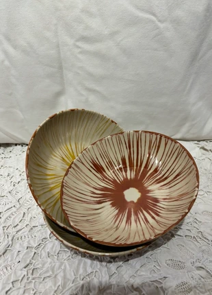 3 beaux plats creux / assiettes creuses, marque: ancien, état: Très bon état, 7,50 €, 8,58 € Protection acheteurs incluse