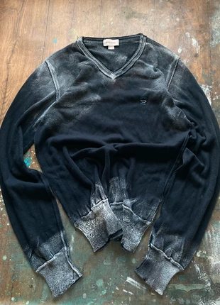 Diesel pull Sweater Opium Y2K style Navy/White Medium, brand: Diesel, condition: Good, size: M / 38 / 10, €27.00, €29.05 includes Buyer Protection Pro