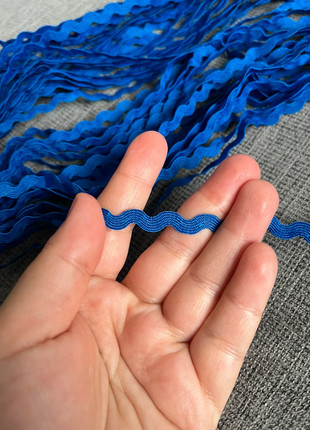 3m Blue Ric Rac Trim, condition: Very good, £1.00, £1.75 includes Buyer Protection Pro
