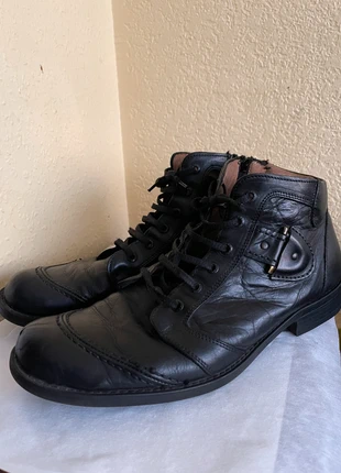 Bottines homme, marque: CUIR, état: Très bon état, taille: 42, 24,00 €, 25,90 € Protection acheteurs incluse