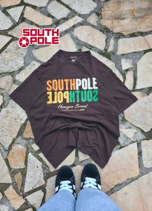 Vintage Southpole T-shirt Brown Logo Size L, marque: Southpole, état: Très bon état, taille: L, 17,90 €, 19,50 € Protection acheteurs incluse
