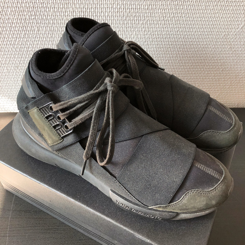 Adidas Y 3 Qasa triple black high