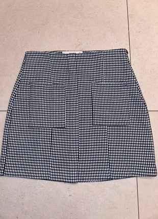 Jupe courte pied de poule Mango, brand: Mango, condizioni: Ottime, taglia: S / IT 40 / EU 36, €8.00, €9.10 include la Protezione acquisti