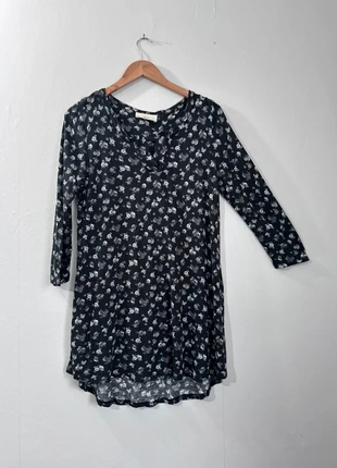 Next Black/Grey V-Neck Blouse or Mini DressUk 12 Size, brand: Next, condition: Very good, size: L / UK 16-18, £6.80, £7.84 includes Buyer Protection