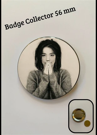 Bjork - Badge Collector 56 mm, condizioni: Ottime, €5.00, €5.95 include la Protezione acquisti