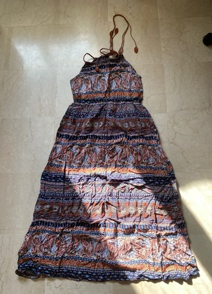 vestito etnico estivo con lacci in pelle, marca: Vestito, estado: Nuevo sin etiquetas, tamaño: M / 38 / 10, 4,50 €, 5,43 € Protección al comprador incluida