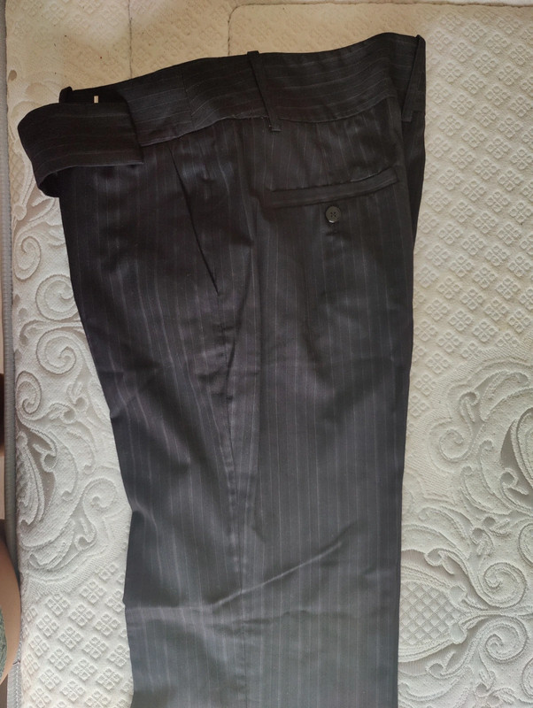 Pantalón negro raya diplomática 1