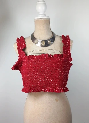 "Smocké, à pois & prêt à briller 🍒 Taille 2XL – Neuf, marque: Shein, état: Neuf sans étiquette, taille: 6XL / 52 / 24, 10,00 €, 11,20 € Protection acheteurs (Pro) incluse