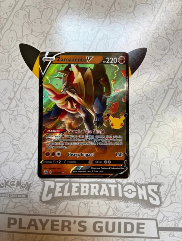 Zamazenta V - Celebrations Pokémon card 018/025