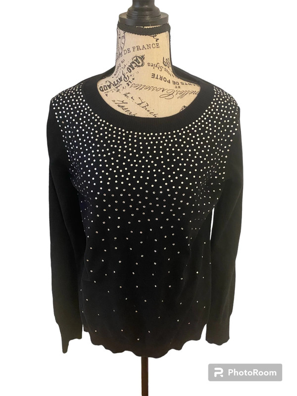 Express Bejeweled Sweater in L 1