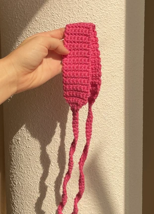 Bandeau en crochet - Rose, marca: Local, estado: Nuevo sin etiquetas, 5,00 €, 5,95 € Protección al comprador incluida