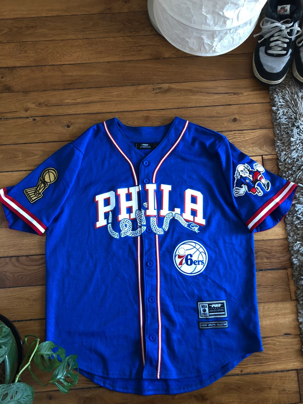 Pro Standard Men's Philadelphia 76ers Button Front Jersey