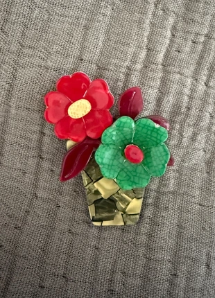 Lea Stein flower pot brooch pin, marca: Léa Stein, estado: Muy bueno, 75,00 €, 79,45 € Protección al comprador incluida