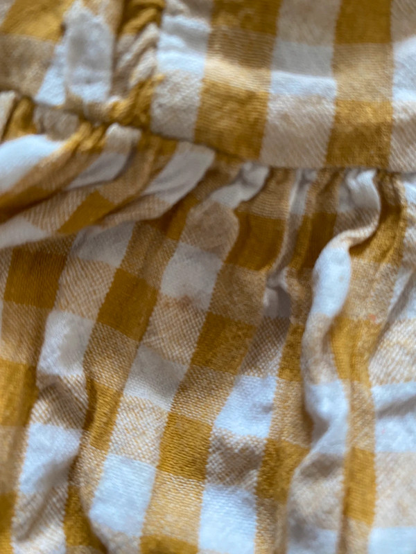 Robe vichy jaune coton La redoute 4 ans 5