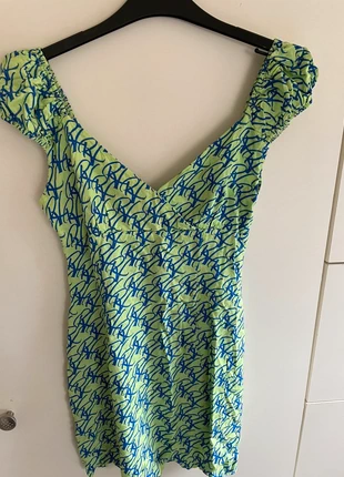 Reclaimed Vintage green and blue dress , brand: Reclaimed Vintage, condition: Good, size: S / 8, £4.00, £4.90 includes Buyer Protection
