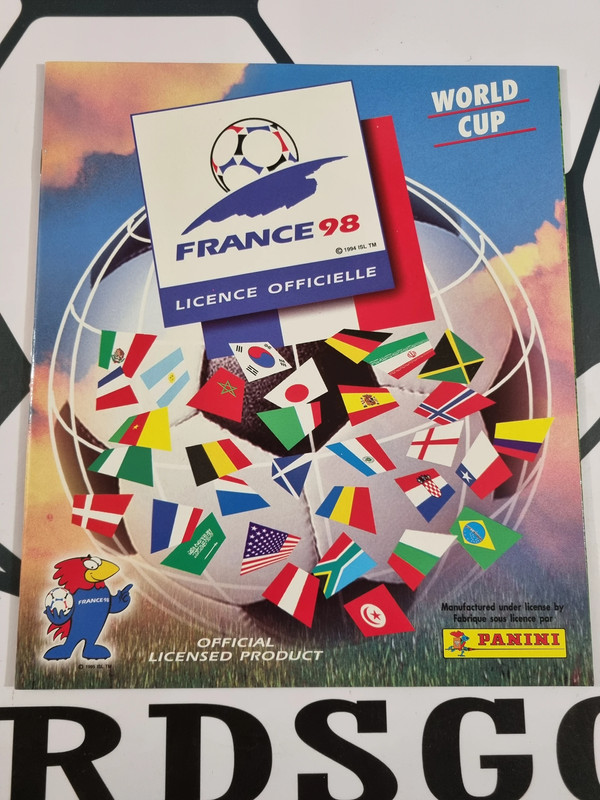 Panini album World Cup france 1998 1