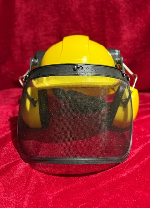 Adult Yellow hard hat with visor and ear defenders, condition: New with tags, £17.50, £19.08 includes Buyer Protection