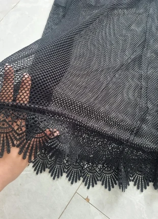 Zwarte mesh rok, merk: merkloos, staat: Nieuw zonder prijskaartje, maat: M / 38 / 10, € 8,00, € 9,10 inclusief Kopersbescherming