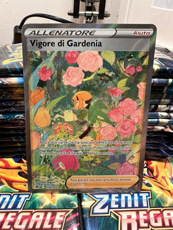 Pokemon Zenit Regale- Vigore di Gardenia gg61/70-NM-Ita-full art