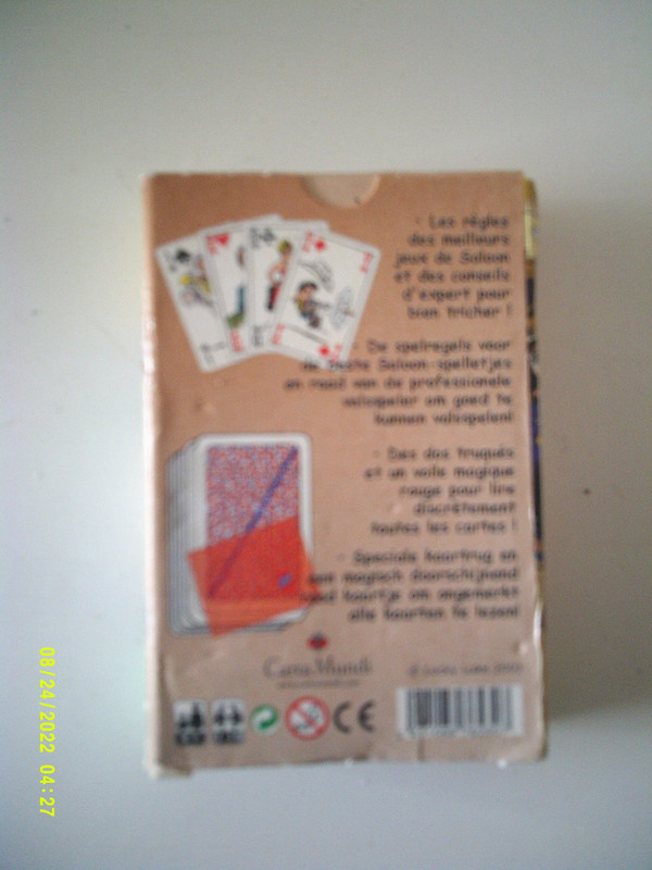 vintage - jeu de carte Lucky Luke - le jeu du tricheur 2003