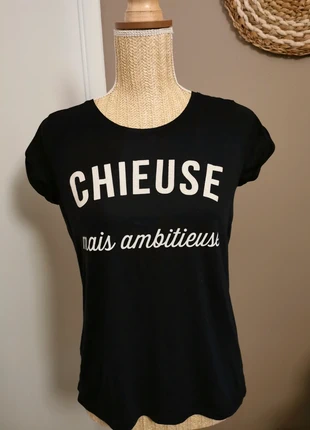 Tee shirt Chieuse bleu marine , marke: Cache Cache, zustand: Sehr gut, größe: M / 38 / 10, 3,00 €, 3,85 € inklusive Vinted-Käuferschutz