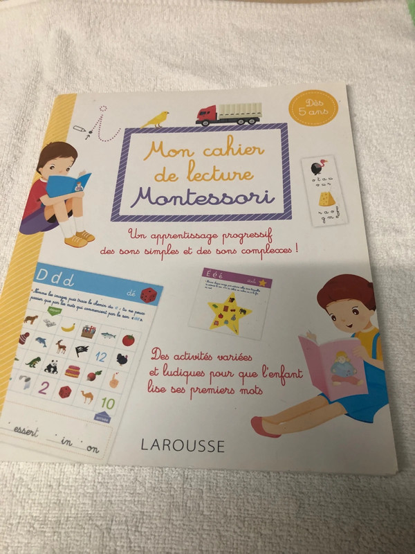 Mon cahier de lecture Montessori 1