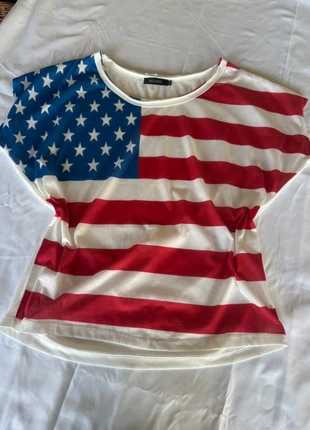 Tee shirt USA 🇺🇸 taille unique y2k, marque: y2k, état: Très bon état, taille: Taille unique, 17,99 €, 19,59 € Protection acheteurs incluse