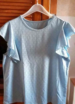 T-shirt manches papillon, marque: Shein, état: Très bon état, taille: M / 38 / 10, 5,00 €, 5,95 € Protection acheteurs incluse