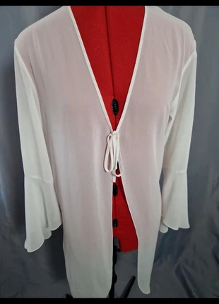 Blouse à nouer avec manches bouffantes et noeud, marque: Fairy, état: Très bon état, taille: M / 38 / 10, 4,00 €, 4,90 € Protection acheteurs incluse