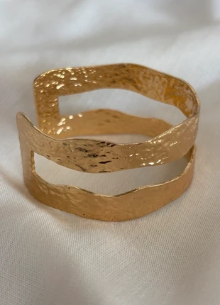 bracelet jonc forme de vague ajustable manchette Braccialetto regolabile, marque: Tendance, état: Neuf avec étiquette, 9,99 €, 11,19 € Protection acheteurs incluse