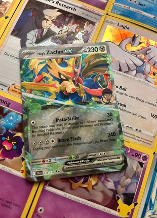 Hop’s Zacian EX (JTG 111), merk: Pokémon, staat: Heel goed, € 2,00, € 2,80 inclusief Kopersbescherming