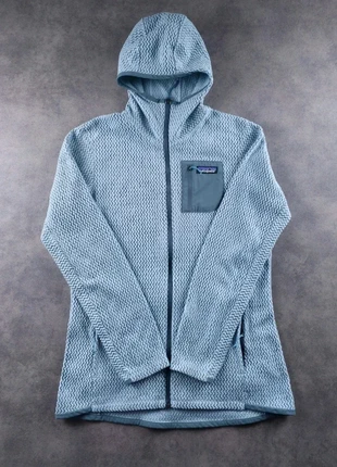Veste Polaire à Capuche Patagonia R1 Air Full Zip Bleu Clair Logo Brodé | Taille L, brand: Patagonia, condition: Very good, size: L / 40 / 12, €93.00, €98.35 includes Buyer Protection Pro