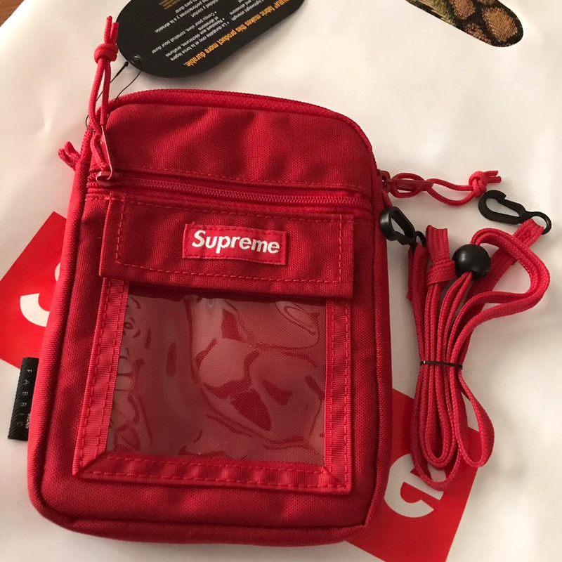 Supreme Red Utility Pouch SS19 - Vinted