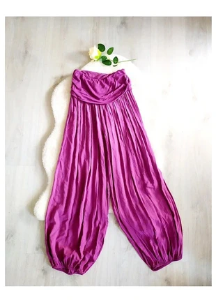 Pantalon fluide sarouel yoga viscose taille 40- 42 élastique chevilles, marke: New Collection, zustand: Neu, mit Etikett, größe: L / 40 / 12, 18,50 €, 20,13 € inklusive Vinted-Käuferschutz