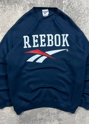 Vintage 90s Reebok Crew Neck Sweatshirt XL Mens Graphic Print Navy Athleisure Made in USA, brand: Reebok, condition: Good, size: XL, £27.99, £30.09 includes Buyer Protection