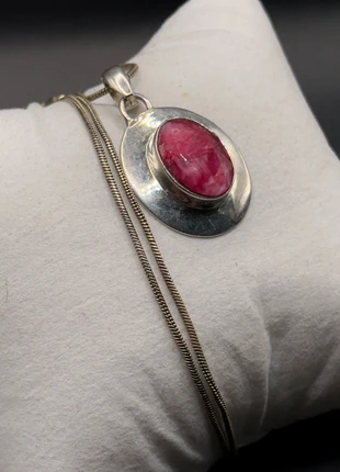 Ciondolo in argento con radice rubino, marque: Argento, état: Très bon état, 29,50 €, 31,68 € Protection acheteurs incluse