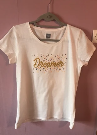 Tee-shirts blanc ”Dreamer”, brand: Tissaia, condition: New without tags, size: XL / 42 / 14, €6.00, €7.00 includes Buyer Protection