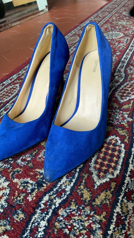 Escarpin bleu pas cher sales