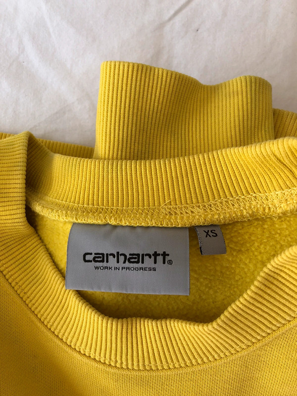 Sweat jaune carhartt sale