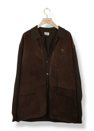 Chaqueta de cuero y lana Lacoste Marrón - Hombre (XL), marque: Lacoste, état: Très bon état, taille: XL, 45,00 €, 47,95 € Protection acheteurs (Pro) incluse