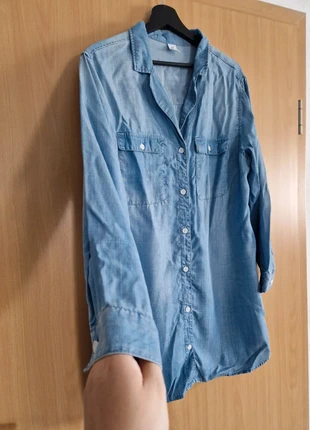 Jeanskleid strechy gemütlicher Stoff Damen, brand: H&M, condizioni: Ottime, taglia: L / IT 44 / EU 40, €5.00, €5.95 include la Protezione acquisti
