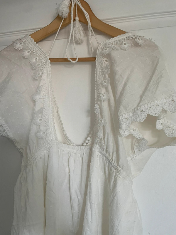 Robe blanche d’été 2