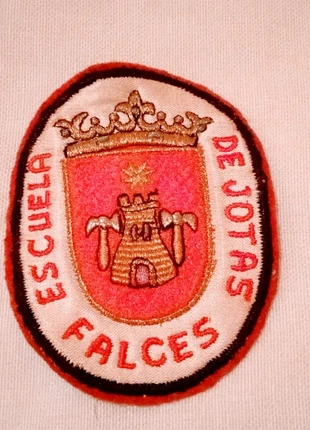 Parche de tela Escuela  Falces de Jota, marca: Tela, estado: Bueno, 3,20 €, 4,06 € Protección al comprador incluida