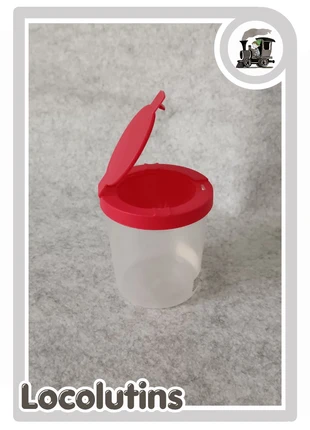 🚂 Pot nettoie-pinceaux avec couvercle – autonomie et atelier créatif, état: Très bon état, 1,80 €, 2,59 € Protection acheteurs (Pro) incluse