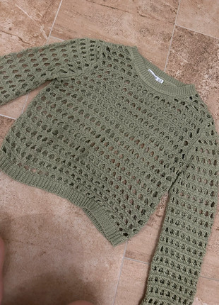 Pulli khaki, marque: Stradivarius, état: Très bon état, taille: M / 38 / 10, 10,00 €, 11,20 € Protection acheteurs incluse