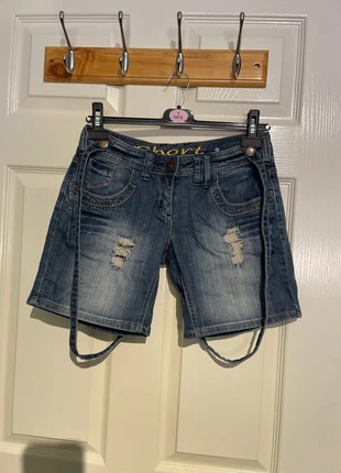 Next distressed denim shorts size 6, brand: Next, condition: Very good, size: XS / UK 4-6, £4.00, £4.90 includes Buyer Protection